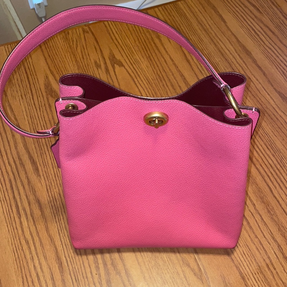 Pink Charlie Bucket Bag - Coach